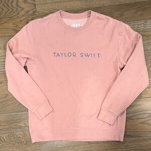 Taylor Swift Pink Crewneck Sweatshirt